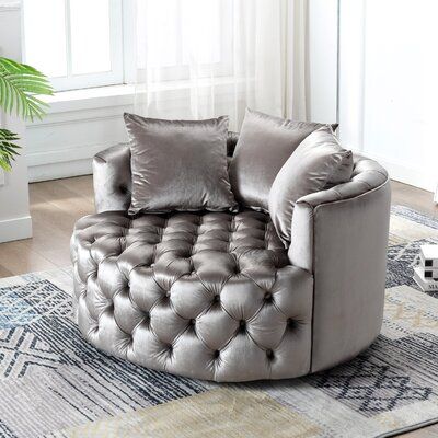 Luxury Oversized Velvet Cuddle Chair