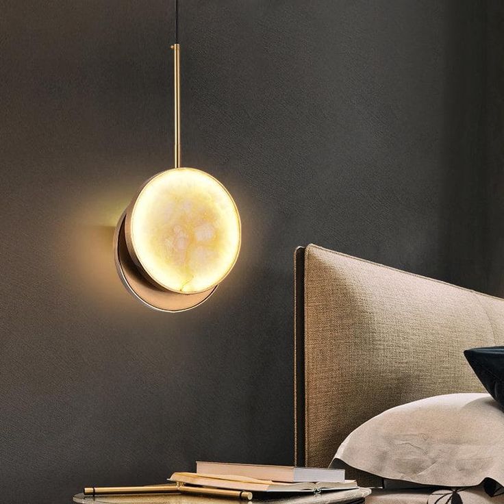 Lorenzo Marble-Glow Pendant Light – Elegant Globe Hanging Lamp