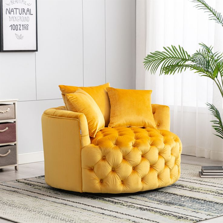 Luxury Oversized Velvet Cuddle Chair