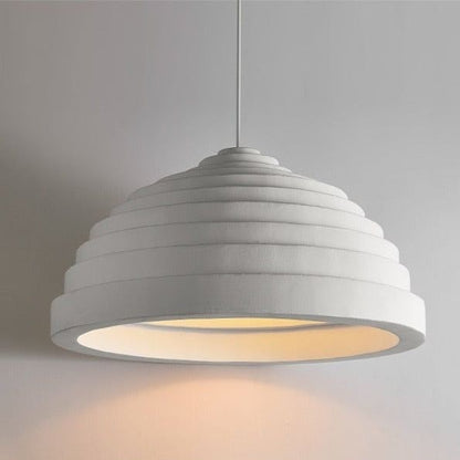 Rice Field Acoustic Pendant Light – LED Sound-Absorbing Architectural Lighting 60 C.M