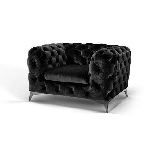Modern Tufted Velvet Loveseat Sofa – Compact Luxury Accent Couch