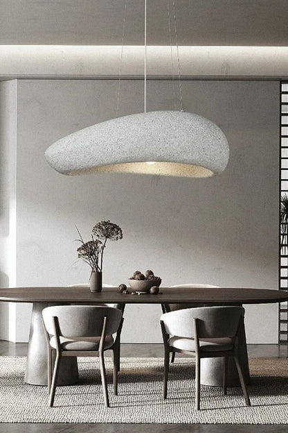 StoneForm Pendant Light – Sculptural Rock-Inspired Hanging Lamp 1 metre